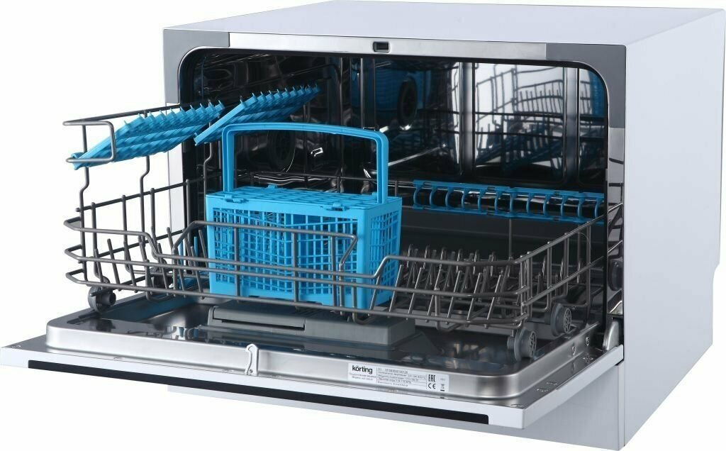 Отдельностоящая посудомоечная машина KORTING KDF 2050 W, компактная - фотография № 3