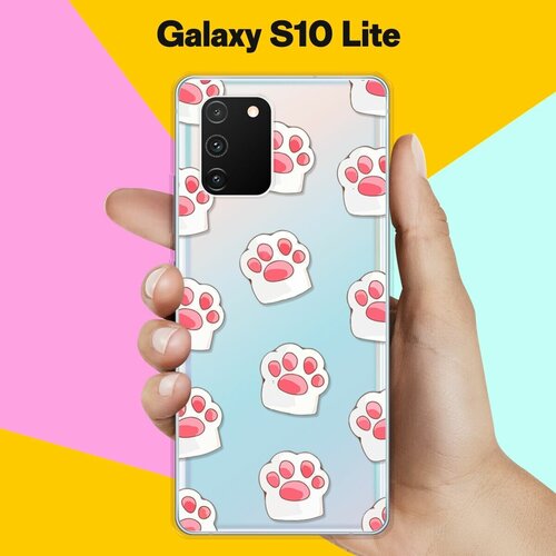 Силиконовый чехол Лапки на Samsung Galaxy S10 Lite