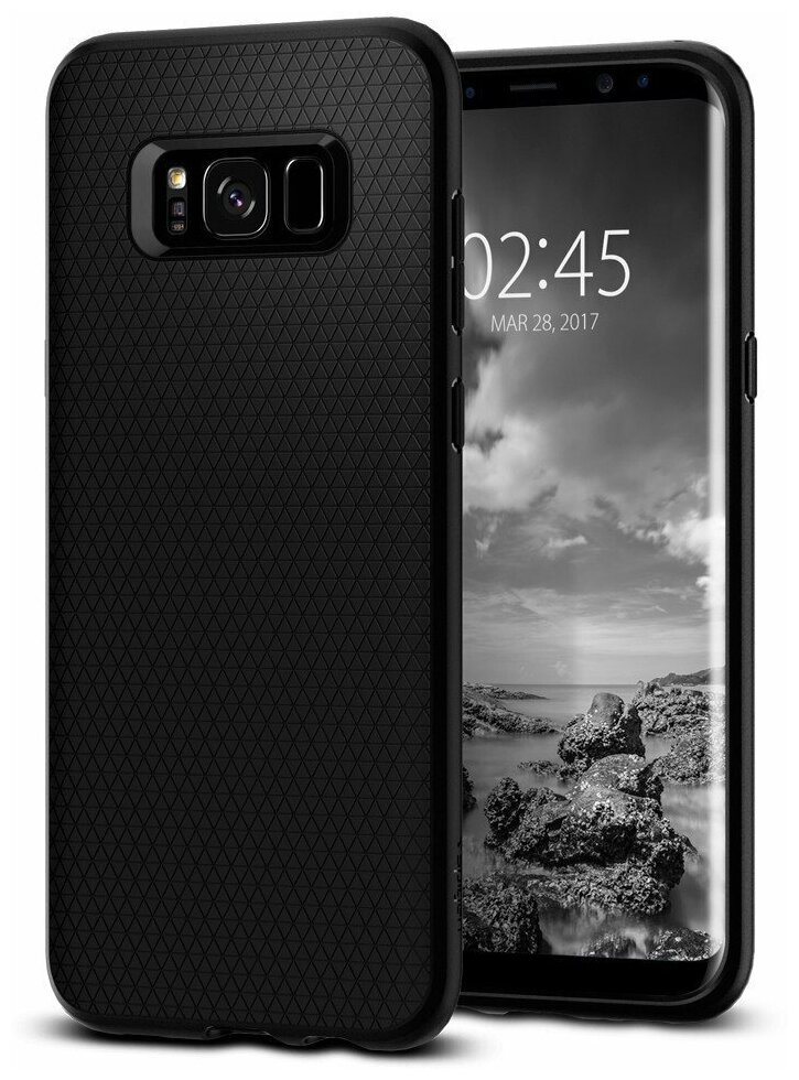 Чехол Spigen Liquid Air (565CS21611) для Samsung Galaxy S8 (Black)