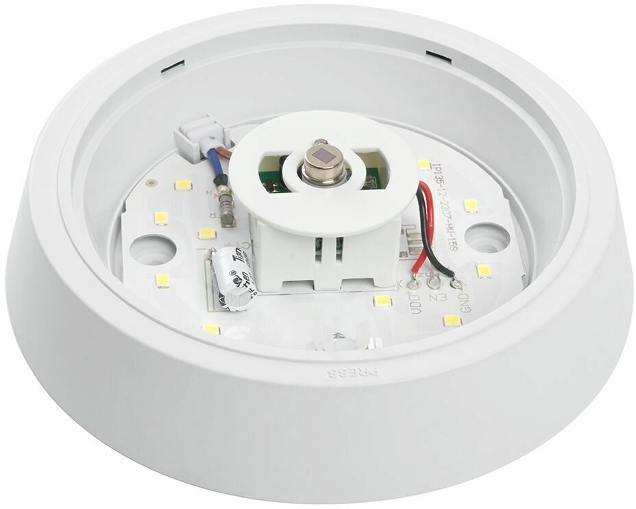 Светильник светодиодный с ИК-датчиком Feron AL3022 в пластиковом корпусе 10W 4000K IP20 белый (арт. 41790) - фотография № 3