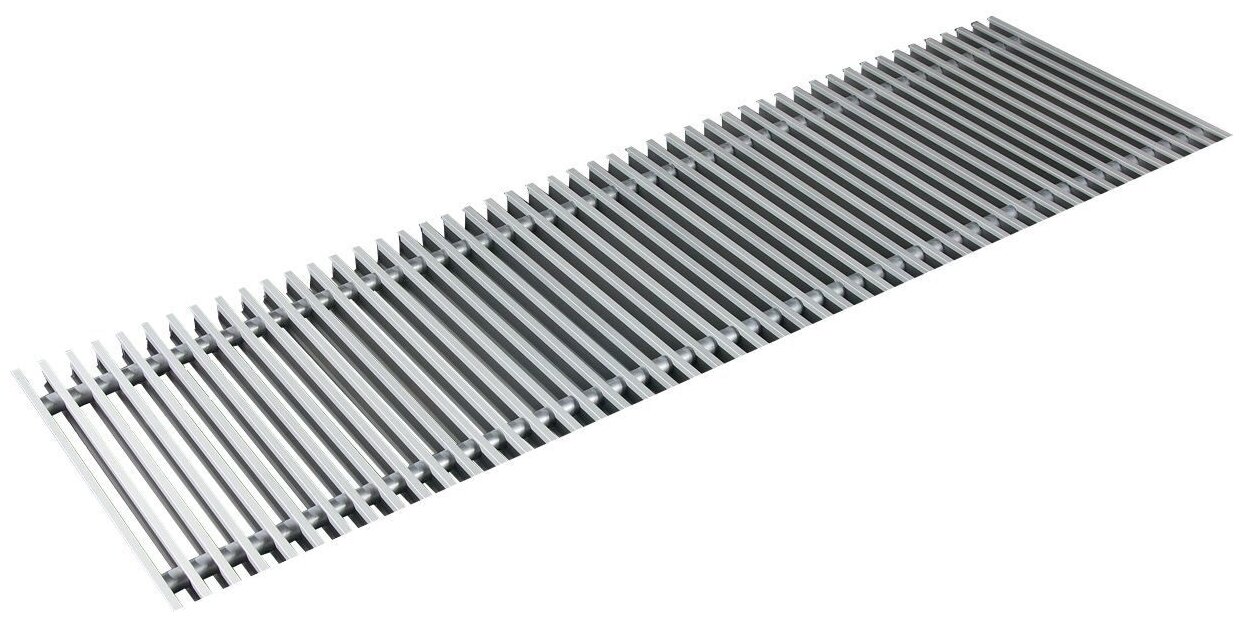 Решетка рулонная Techno РРА 300-2000/C алюминиевая, цвет серебро