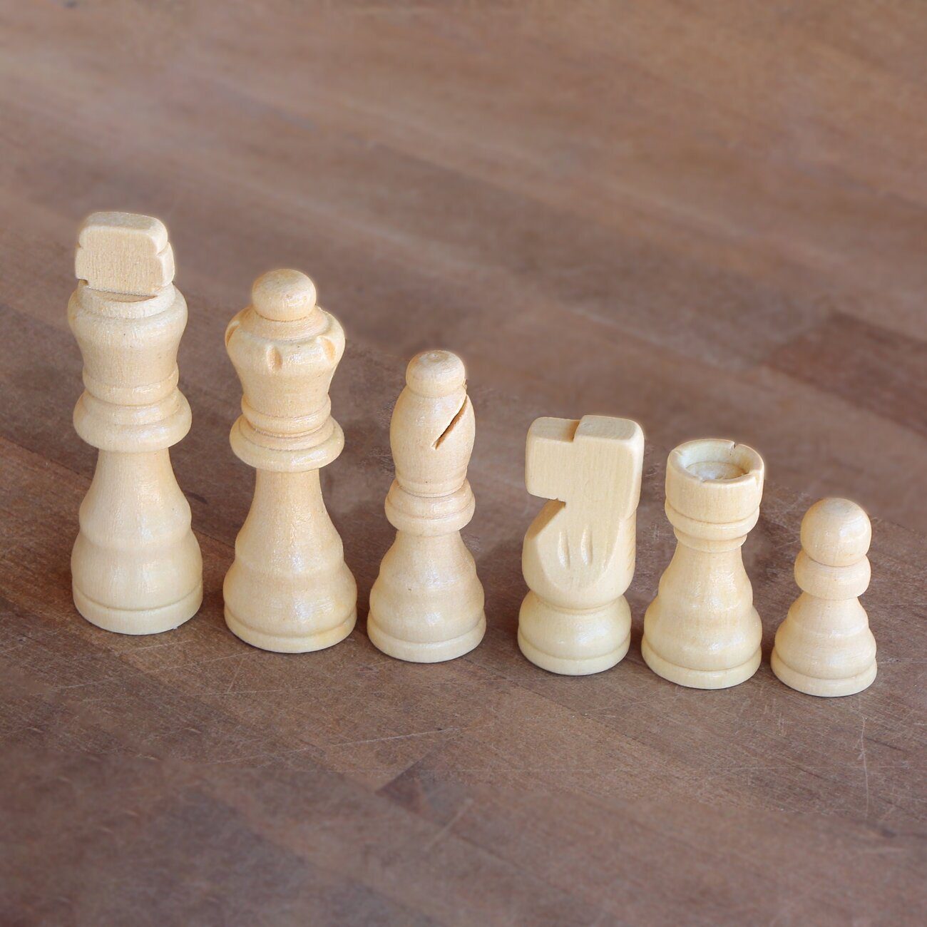Набор шахматных фигур Фабрика Игр деревянные XL (высота короля 7,7 см)