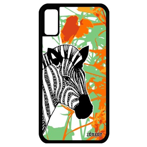 фото Чехол для apple iphone x, "зебра" полосатая zebra utaupia