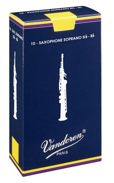 SR2015 Трости для саксофона Сопрано Традиционные №1.5 (10шт) Vandoren