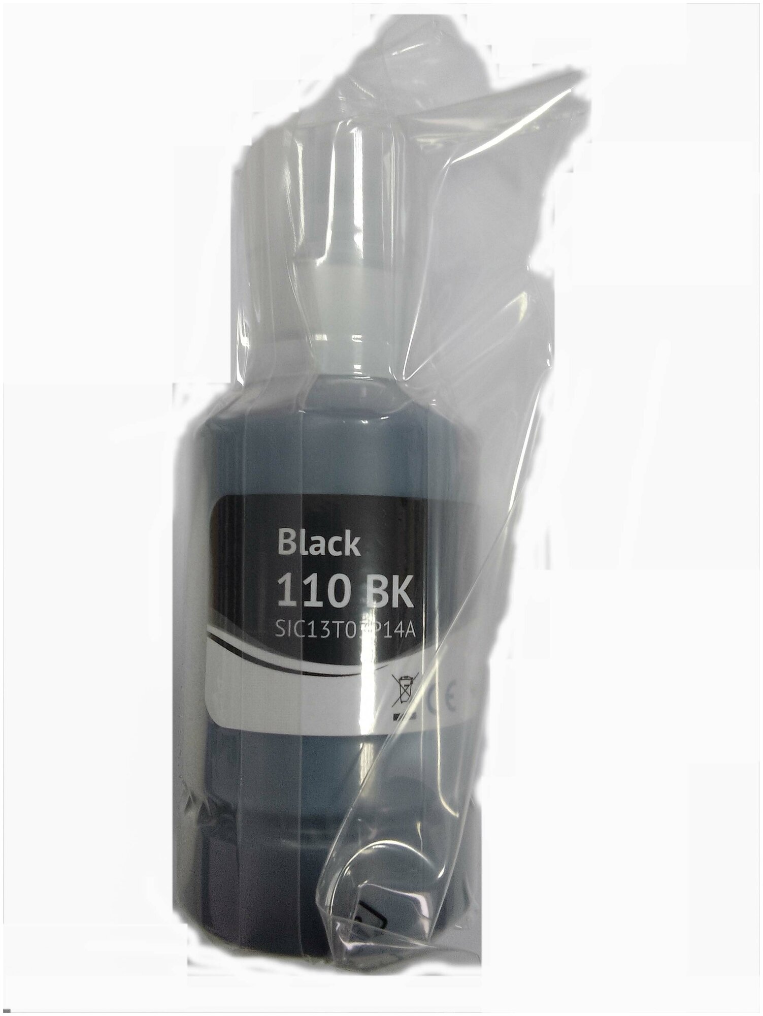 Чернила Sakura C13T03P14A для Epson EcoTank ET-M1100/M1120/M1140/M1170/M1180/M21210/M2140/M2170/M3140/M3170/M3180, черный, пигментный тип, 140ml, 6000 к. Чернила Sakura обеспечивают стабильное качеств - фото №3