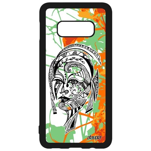 фото Чехол для galaxy s10e, "портрет женщины" лицо трибал utaupia