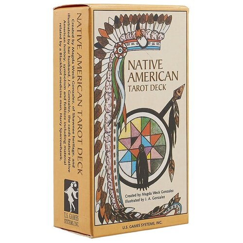 Гадальные карты U.S. Games Systems Таро Native American Tarot Deck, 78 карт, 285 гадальные карты u s games systems таро egill tarot deck 78 карт