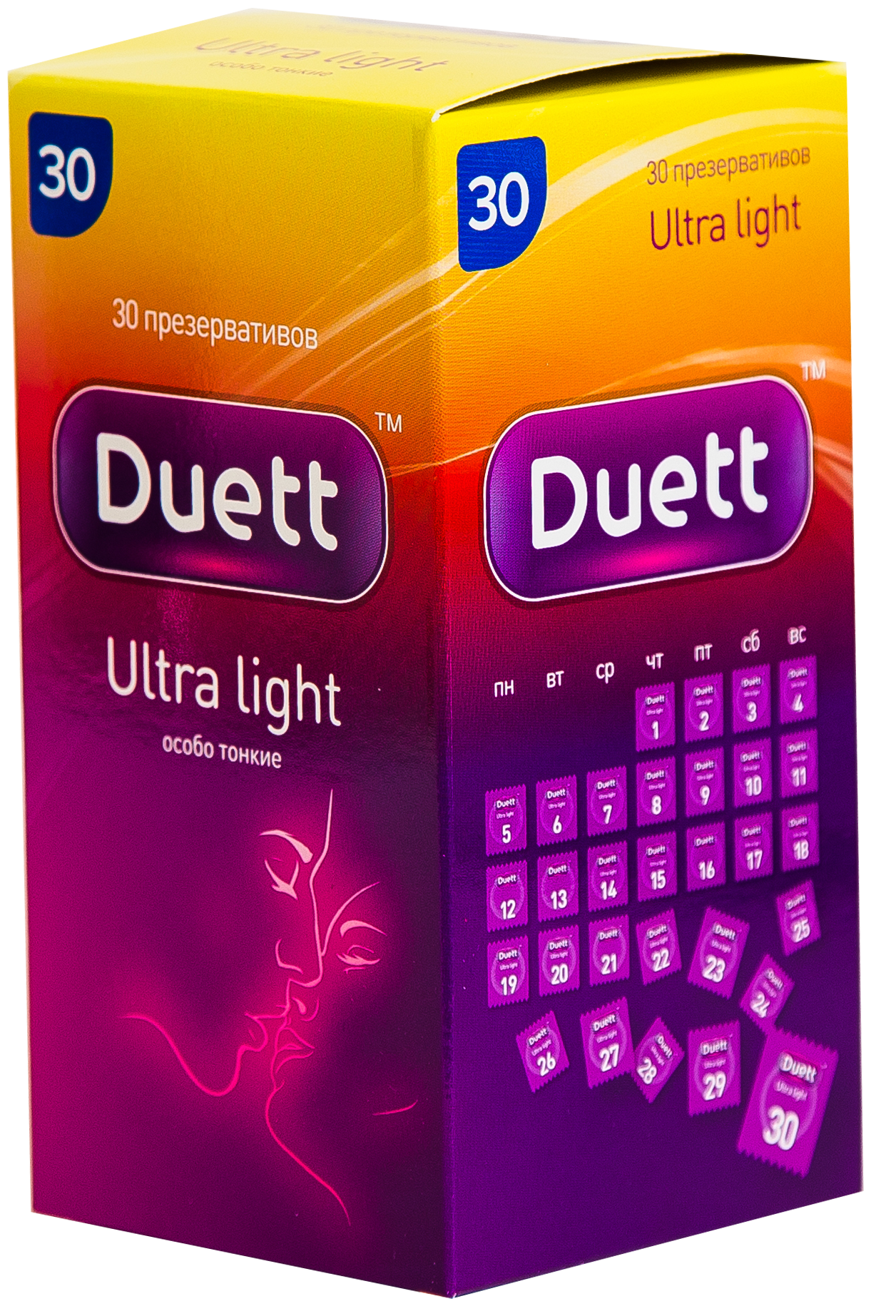 Презервативы DUETT ultra light №30