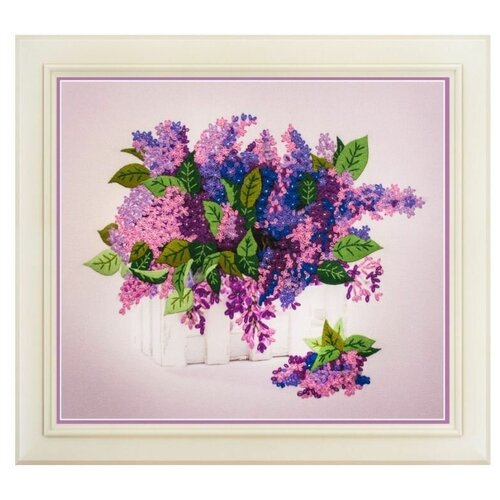 Набор для вышивания Olanta  "Сирень ", 27x24 см