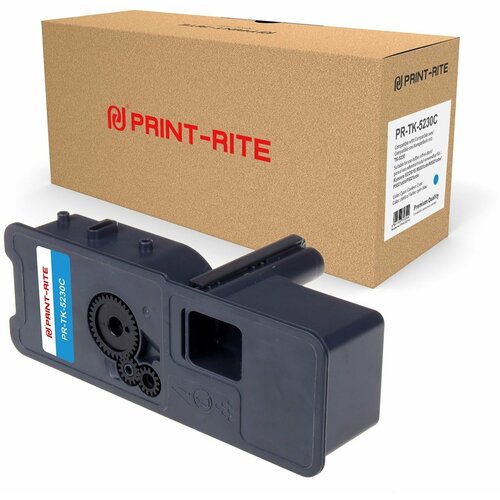 Print-Rite PR-TK-5230C картридж лазерный (Kyocera TK-5230C - 1T02R9CNL0) голубой 2200 стр картридж для лазерных принтеров мфу print rite tfkadeyprj tk 5220y желтый для kyocera ecosys m5521cdn m5521cdw p5021cdn p5021cdw pr tk 5220y