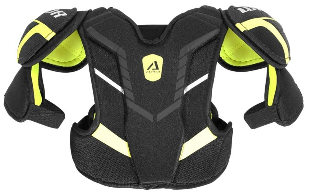 Защита груди/плеч дет."WARRIOR DX YTH Shoulder Pad" арт. DXSPYTH-S/M, р. S/M, пласт, пена, полиэс, чер