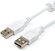 Кабель USB2.0 Am-Am AT6614 соединительный - 1.8 метра, белый