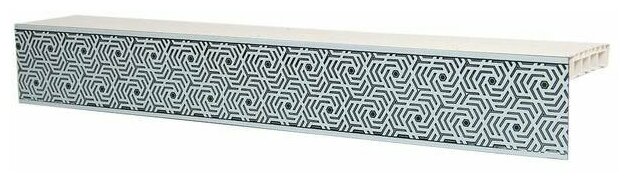 Декоративная планка Арабеска, длина 300 см, ширина 7 см, цвет белый с чёрным Магеллан 7376794 . - фотография № 3