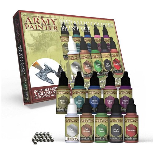 фото Набор красок металлических оттенков army painter - color metallic paint set the army painter