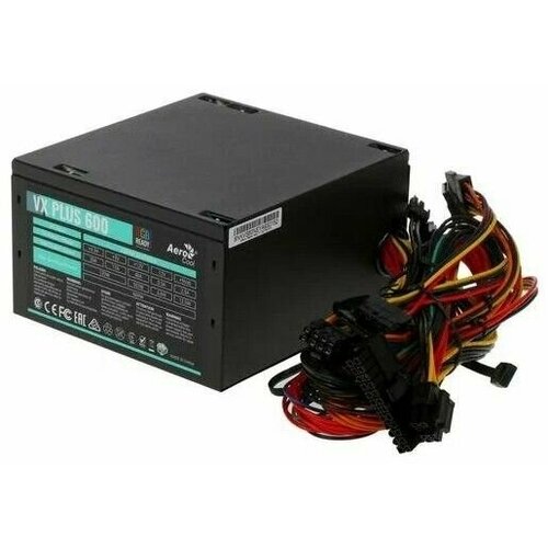 Блок питания Aerocool 600W VX PLUS 600 ATX v2.3 блок питания aerocool 600w retail vx plus 600 atx v2 3 haswell