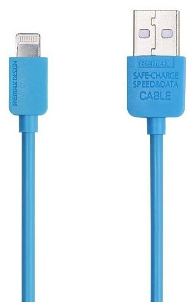 USB Дата-кабель REMAX RC-06i для Apple 8 pin 1 м. голубой