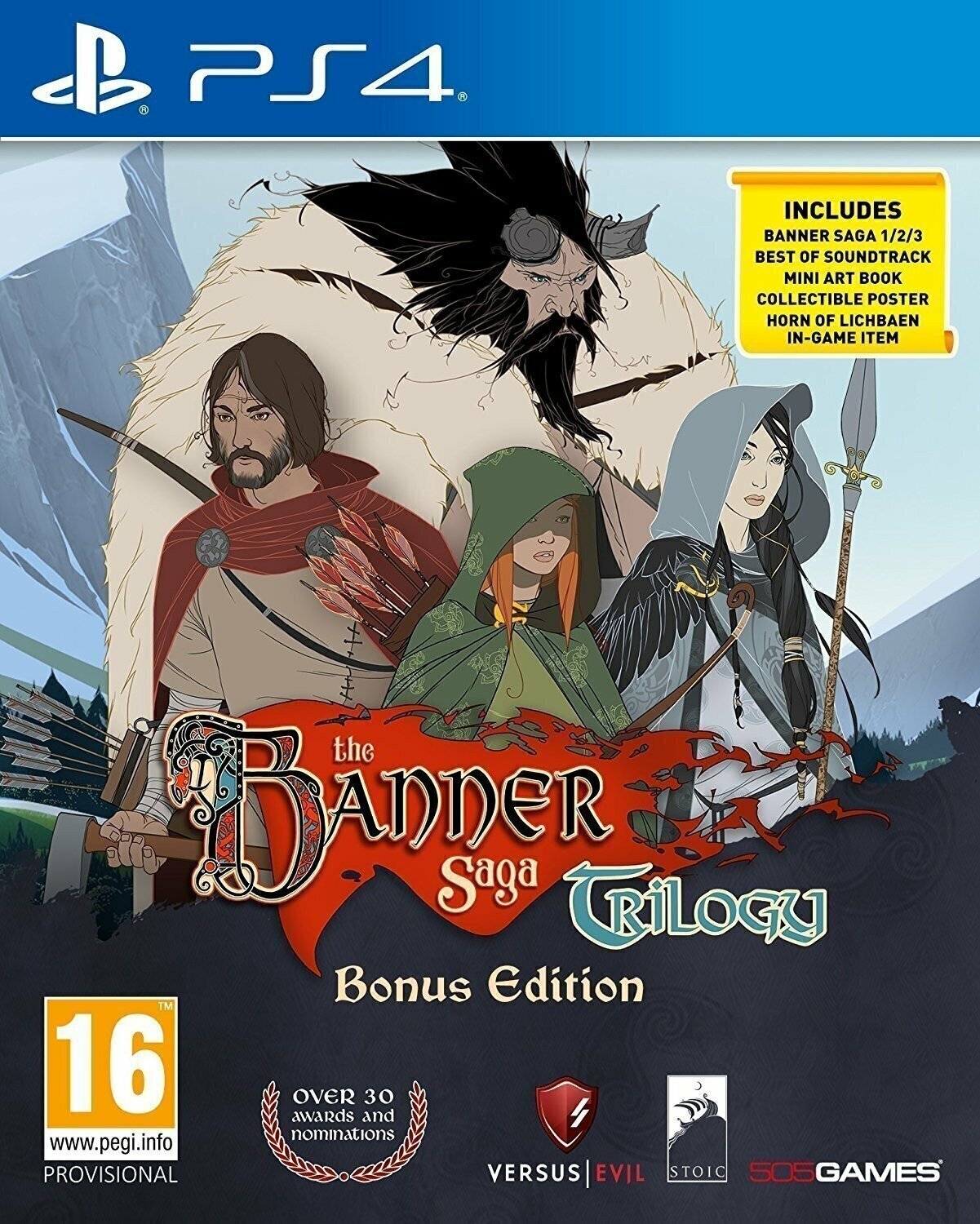 Игра The Banner Saga Trilogy: Bonus Edition для PlayStation 4 — купить ...