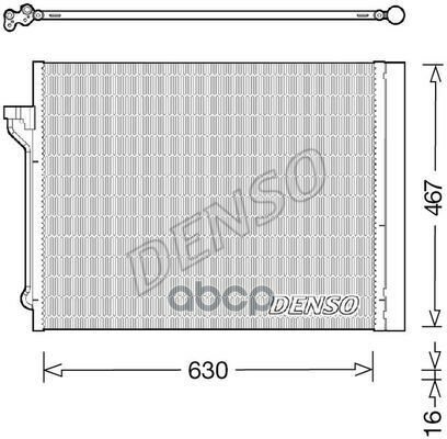 Радиатор Кондиционера Denso арт. DCN05029