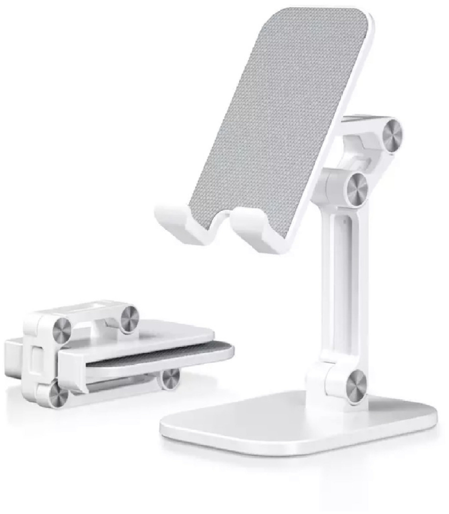 Держатель подставка для телефона на платформе Folding Desktop Stand (белый)