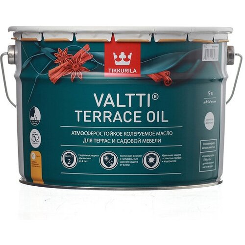 Масло Tikkurila Valtti Terrace Oil для террас основа EC 9 л