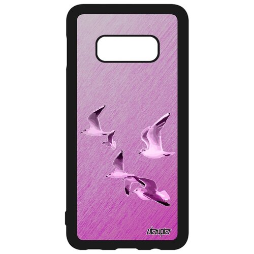 фото Чехол на телефон galaxy s10e, "чайки" крачка птицы utaupia
