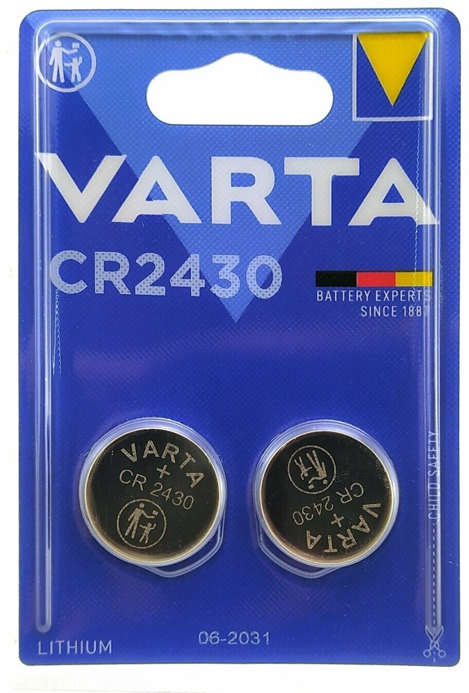 Батарейка Varta CR 2430 Bli 1 Lithium (6430101401) - фото №5