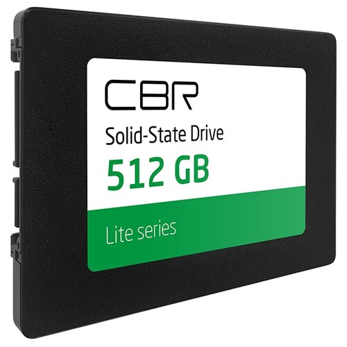 Твердотельный накопитель CBR 512 ГБ SATA SSD-512GB-2.5-LT22 твердотельный накопитель cbr 240 гб sata ssd 240gb 2 5 lt22