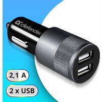 Автомобильное ЗУ Defender UCA-21 2USB, 5V/2.1A