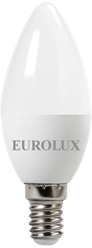 Лампа светодиодная EUROLUX LL-E-C37-7W-230-4K-E14