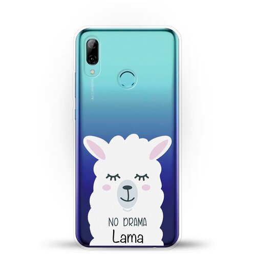 фото Силиконовый чехол лама на huawei p smart (2019) andy & paul
