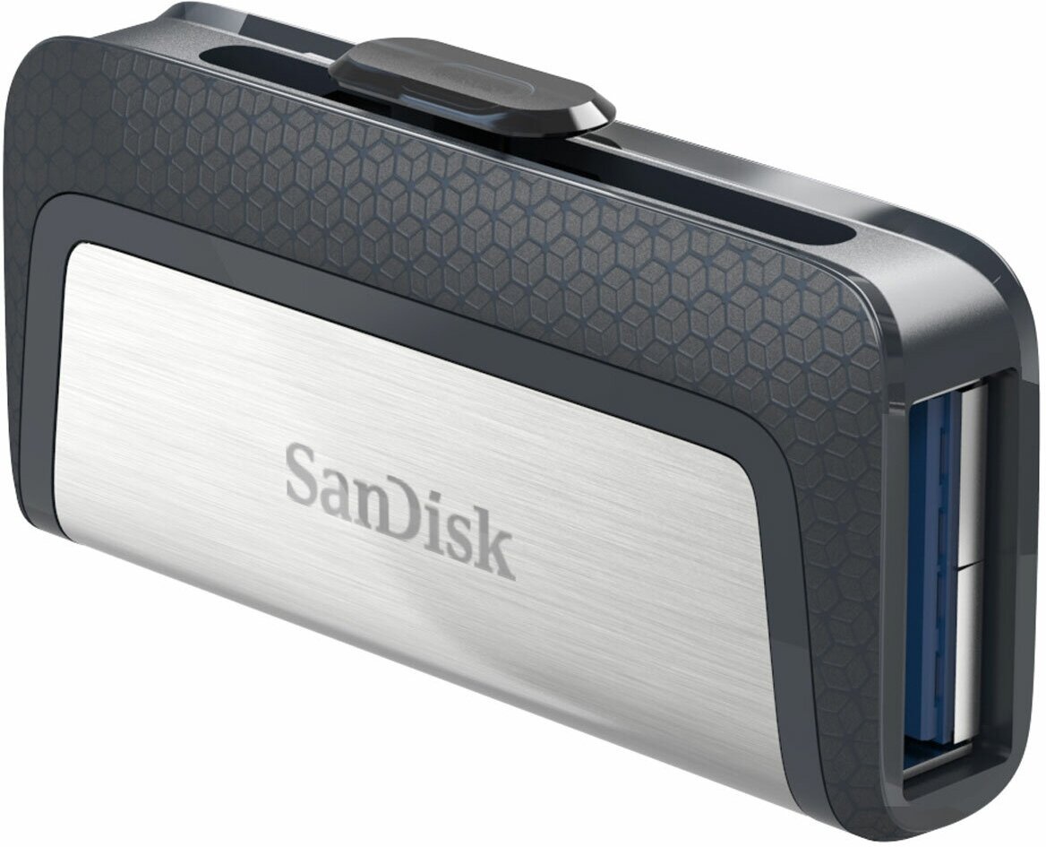 SanDisk Ultra Dual USB Type-C 128 GB, Grey USB-накопитель (SDDDC2-128G-G46)