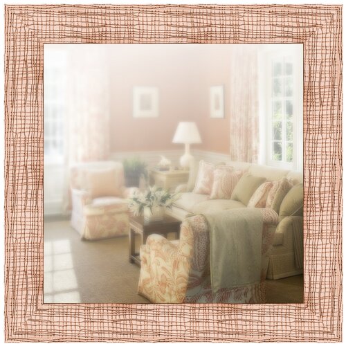 фото Зеркало в широкой раме 40 x 40 см, модель p047038 аурита