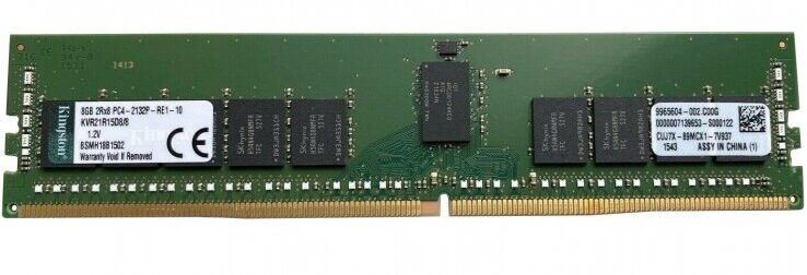 Оперативная память Kingston KVR21R15D8/8 DDRIV 8Gb