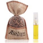 AIRLINE Ароматизатор для автомобиля Кофе в мешочке со спреем AFCO202, Шоколадный мандарин - изображение