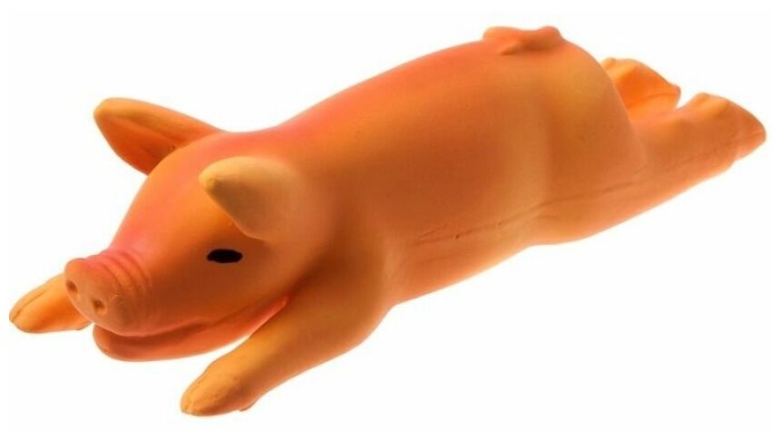 Игрушка латексная Свинья 20 см Mr Pet, УТ-038974 - фотография № 2