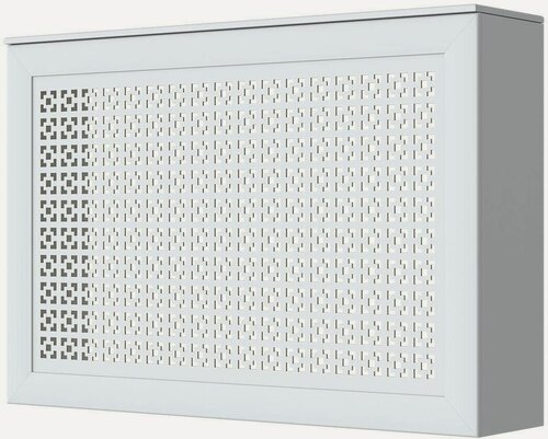Изображение товара Экран для радиаторов Модерн Короб дамаско, белый,600x900x200мм
