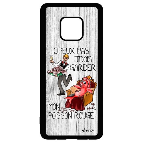 фото Чехол на телефон mate 20 pro, "не могу - у меня красная рыбка!" шутка комикс utaupia