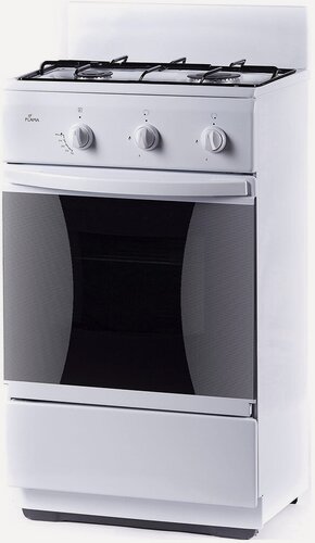 Изображение товара Комбинированная плита Flama СK 2202 W 50 см, 2 конфорки, белый