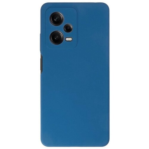 Накладка силиконовая Silicone Cover для Xiaomi Redmi Note 12 Pro 5G / Poco X5 Pro 5G синяя чехол mypads баста 4 баста для xiaomi redmi note 12 pro poco x5 pro задняя панель накладка бампер