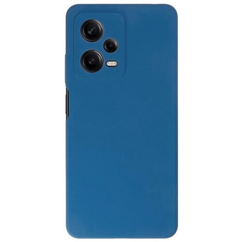 Накладка силиконовая Silicone Cover для Xiaomi Redmi Note 12 Pro 5G / Poco X5 Pro 5G синяя чехол mypads мое сердце замерло для xiaomi redmi note 12 pro poco x5 pro задняя панель накладка бампер