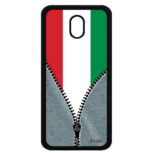 фото Чехол для смартфона samsung galaxy j3 2017, "флаг венгрии на молнии" патриот государственный utaupia