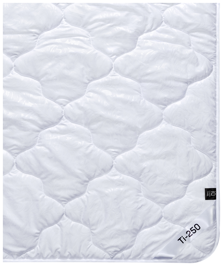 Одеяло IQ SLEEP Ti 250 200x220см, искусственный лебяжий пух, цвет белый - фотография № 4