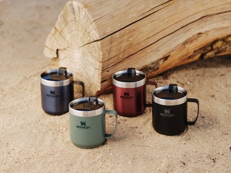 Термокружка STANLEY Classic Legendary Camp Mug, 0.35 л, синий - фотография № 6