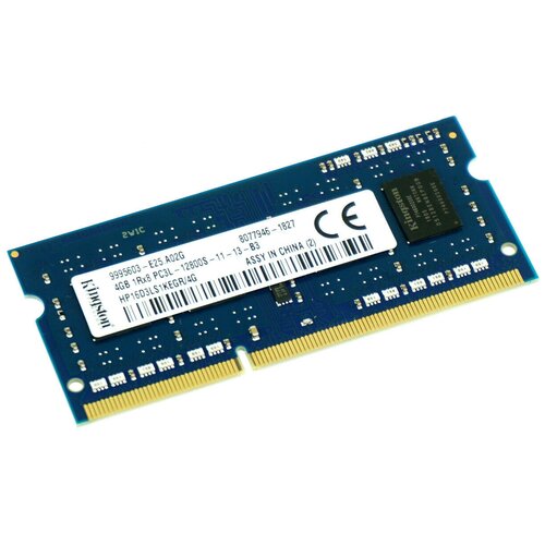Оперативная память Kingston DDR3 4GB SO-DIMM MSI16D3LS1MNG4G 150000₽