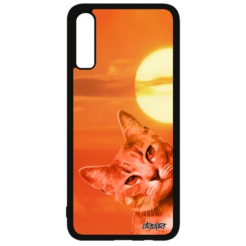 фото Чехол на смартфон galaxy a70, "котик" усатый зверь utaupia