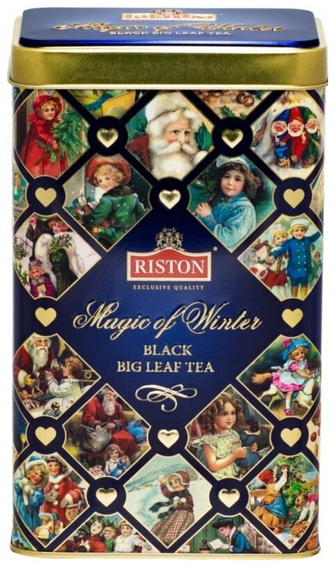 Чай Riston Magic of Winter черный классический 100гр ж/б - фото №1