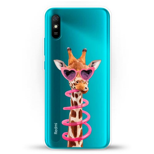 фото Силиконовый чехол жираф на xiaomi redmi 9a andy & paul