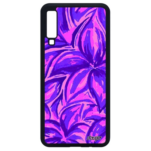 фото Чехол для мобильного samsung galaxy a7 2018, "цветочный узор" магнолия лепестки utaupia