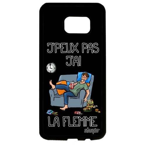фото Чехол на мобильный galaxy s7 edge, "не могу - мне лень!" карикатура комикс utaupia