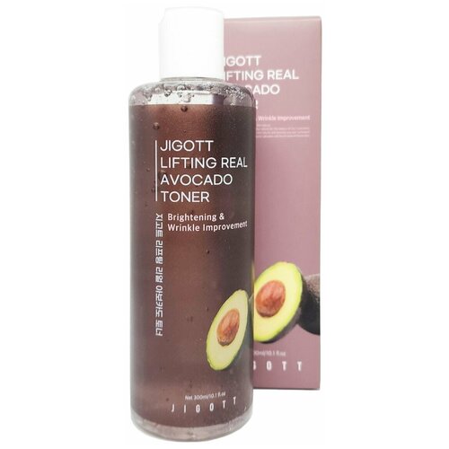 JIGOTT Lifting Real Avocado Toner Тонер для лица с экстрактом авокадо и эффектом лифинга